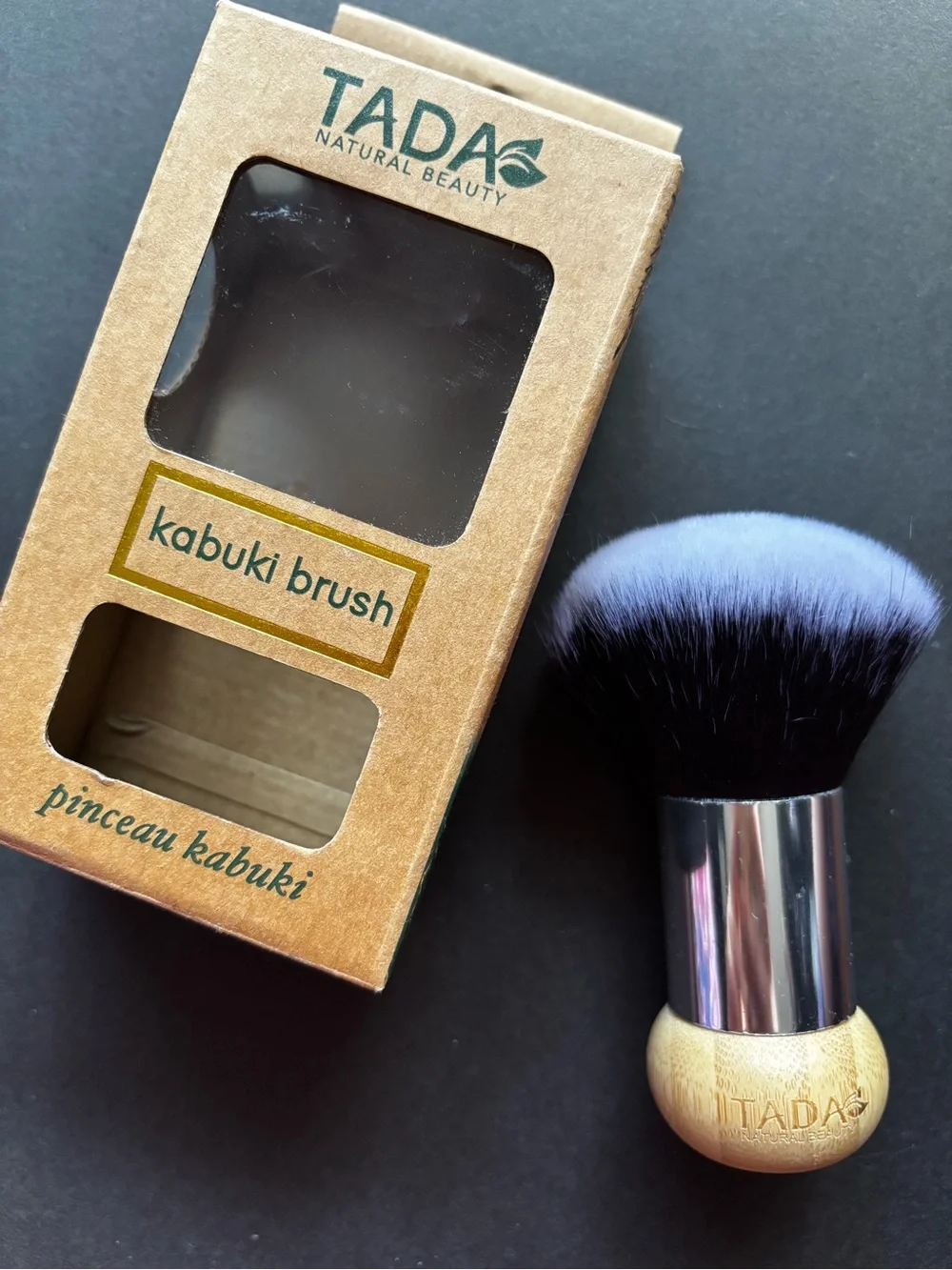 TADA Natural Beauty Kabuki Brush | Travel Makeup Blending Brush